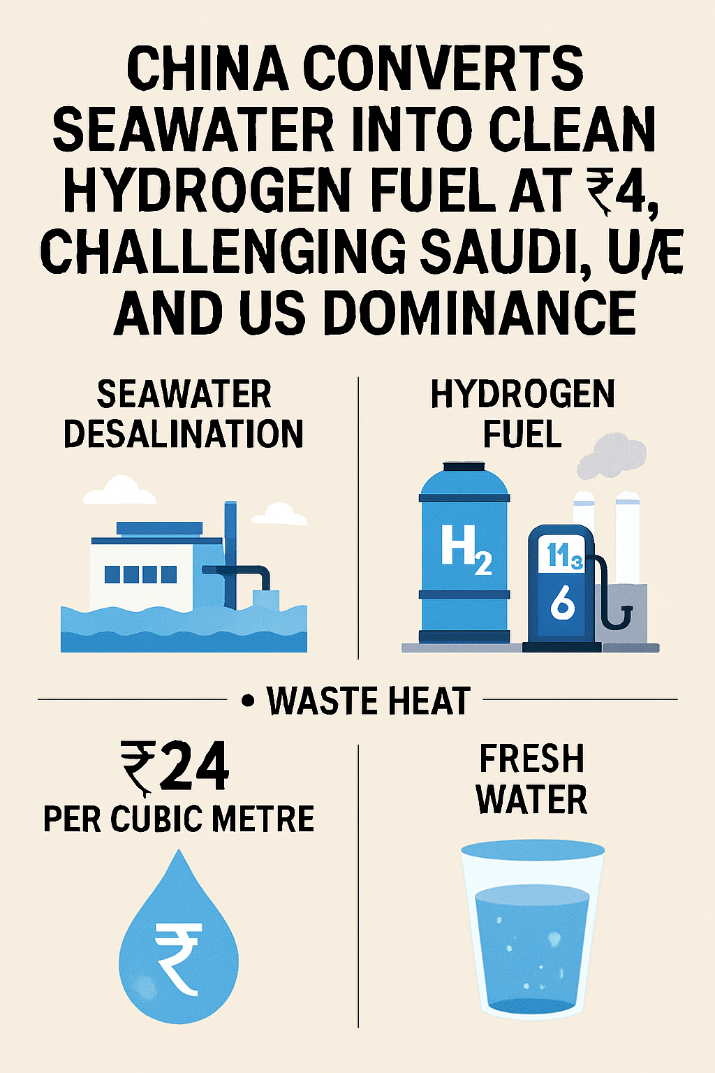 China’s Breakthrough in Clean Water and Low-Cost Green Hydrogen