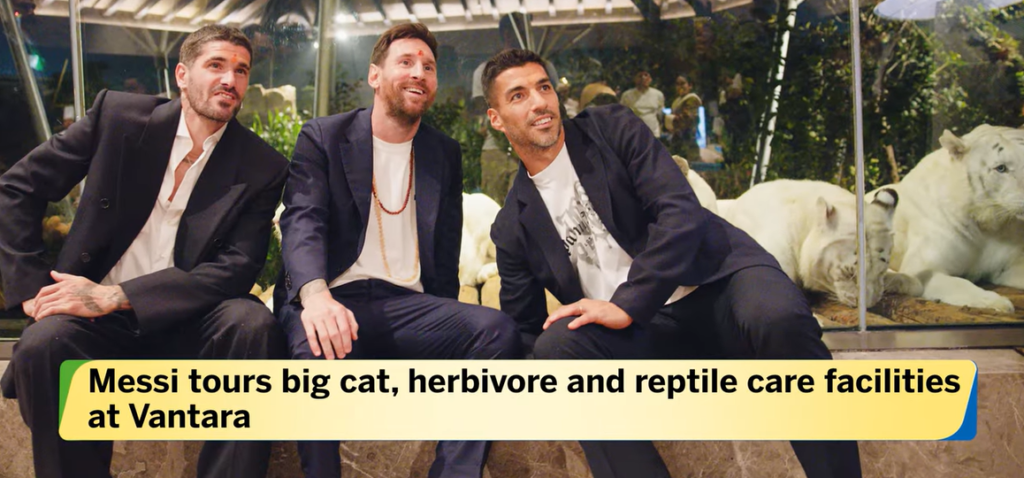 Lionel Messi’s Vantara Visit