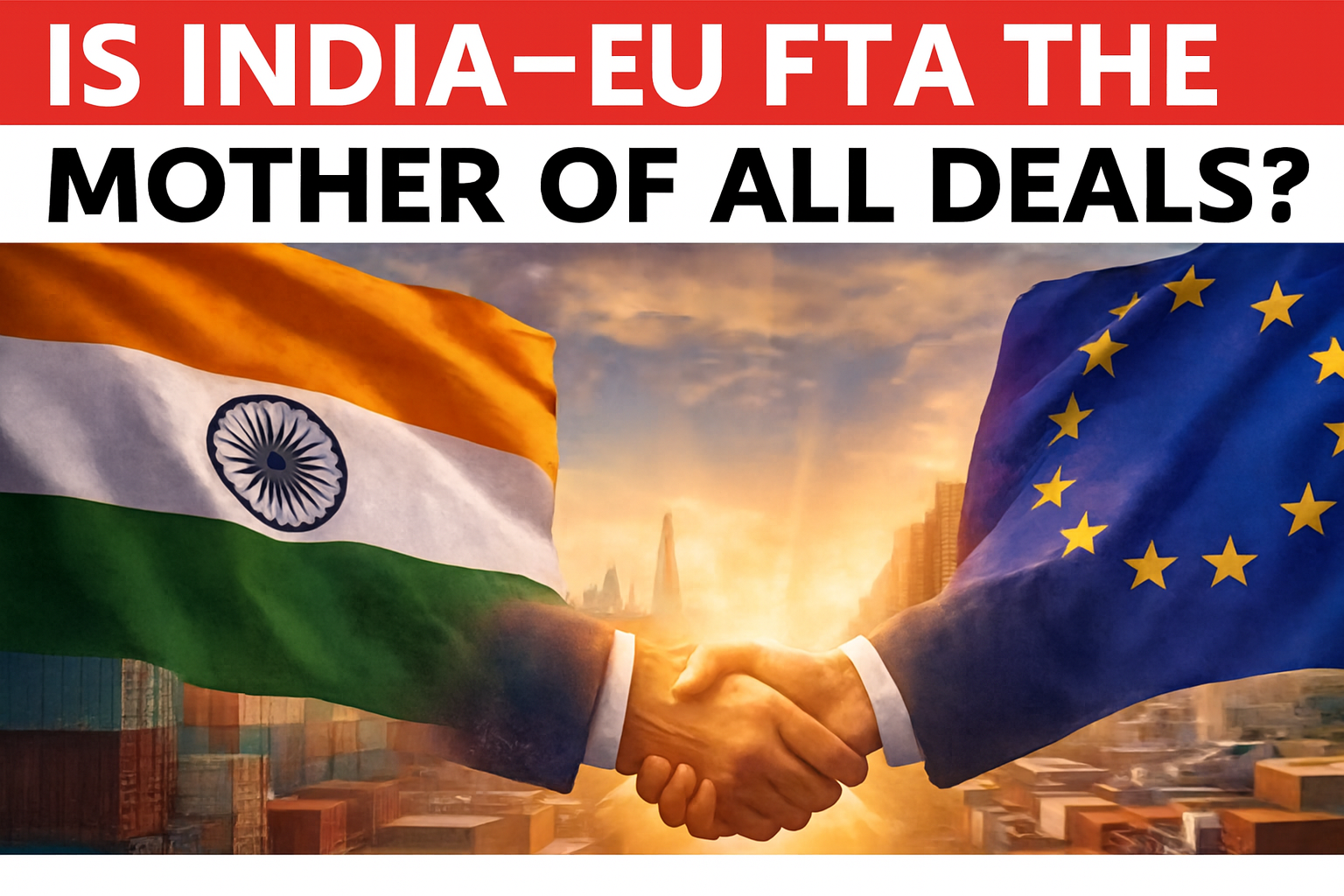 India–EU Trade Mother Of All Deals: A Landmark Free Trade Agreement