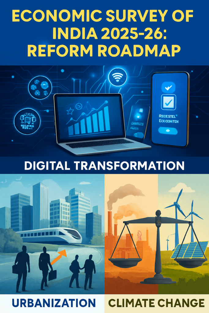 Economic Survey of India 2025–26: Growth, Reforms, and PM Modi’s Vision