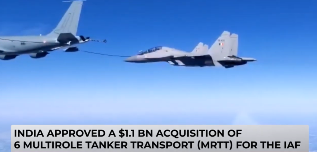 India to Buy 6 Multi-Role Tanker Aircraft from Israel: Strengthening Air Force Capabilities