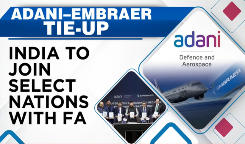 Adani-Embraer Aircraft Manufacturing Deal: Regional Transport Jets To Be Made in India
