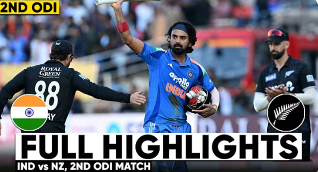 India vs New Zealand 2nd ODI 2026 – Full Match Report, Scorecards & Highlights