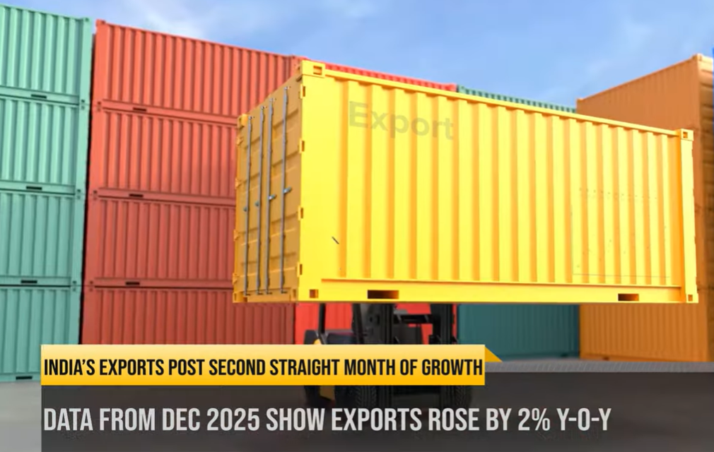India’s Exports Rise in December 2025 Amid Global Challenges