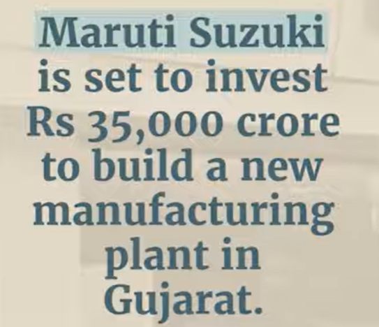 Maruti Suzuki Gujarat Plant Expansion: ₹35,000 Crore Investment to Transform India’s Auto Industry