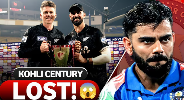 India vs New Zealand 3rd ODI: Kohli’s Century in Vain as NZ Clinch Series