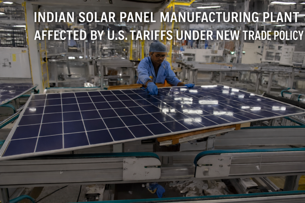 Trump Imposes 126% Tariffs on Indian Solar Imports, Threatening India-US Trade Deal