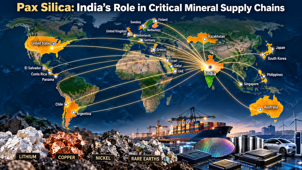 Pax Silica: India’s Role in Critical Mineral Supply Chains