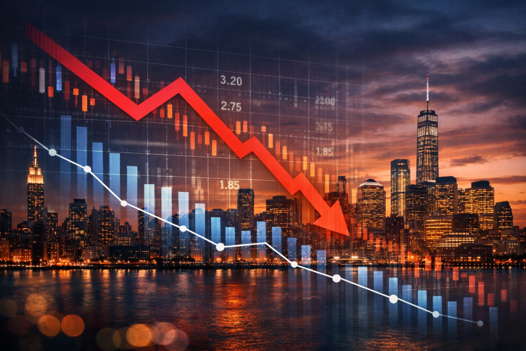 U.S. Economy Slows in Late 2025 Amid Rising National Debt and Inflation Pressures