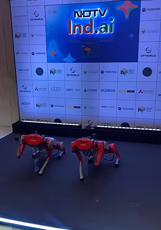 Addverb’s Robodog Trakr at India AI Summit 2026