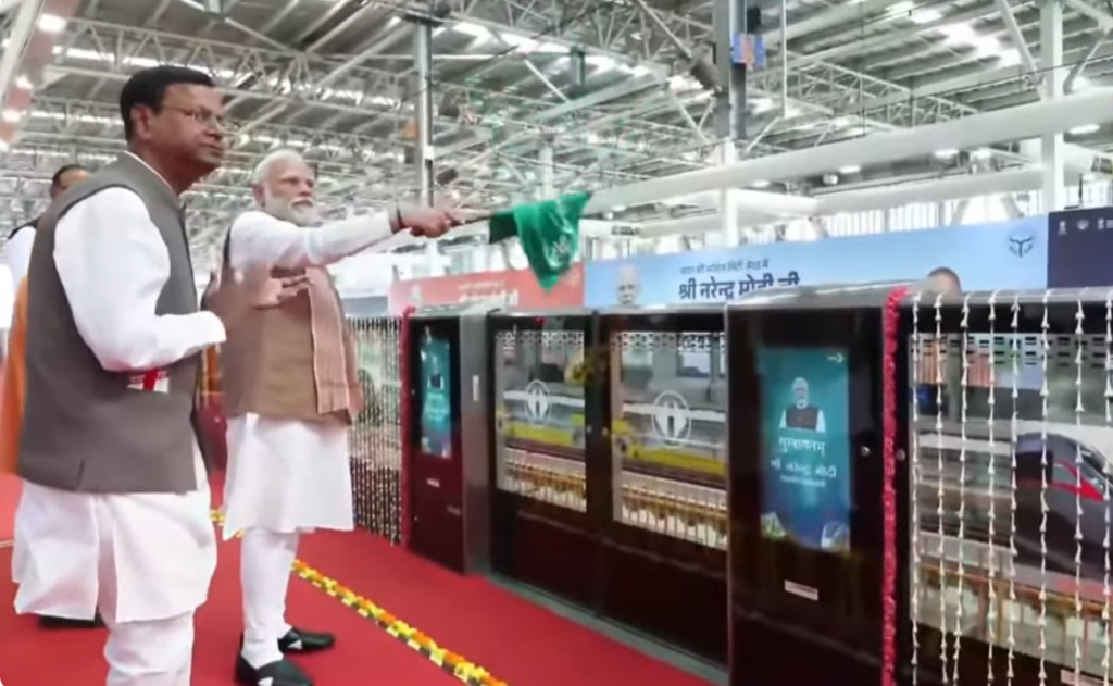 PM Modi Flags Off Meerut Metro and NaMo Bharat Train, India’s Fastest Transit Corridor