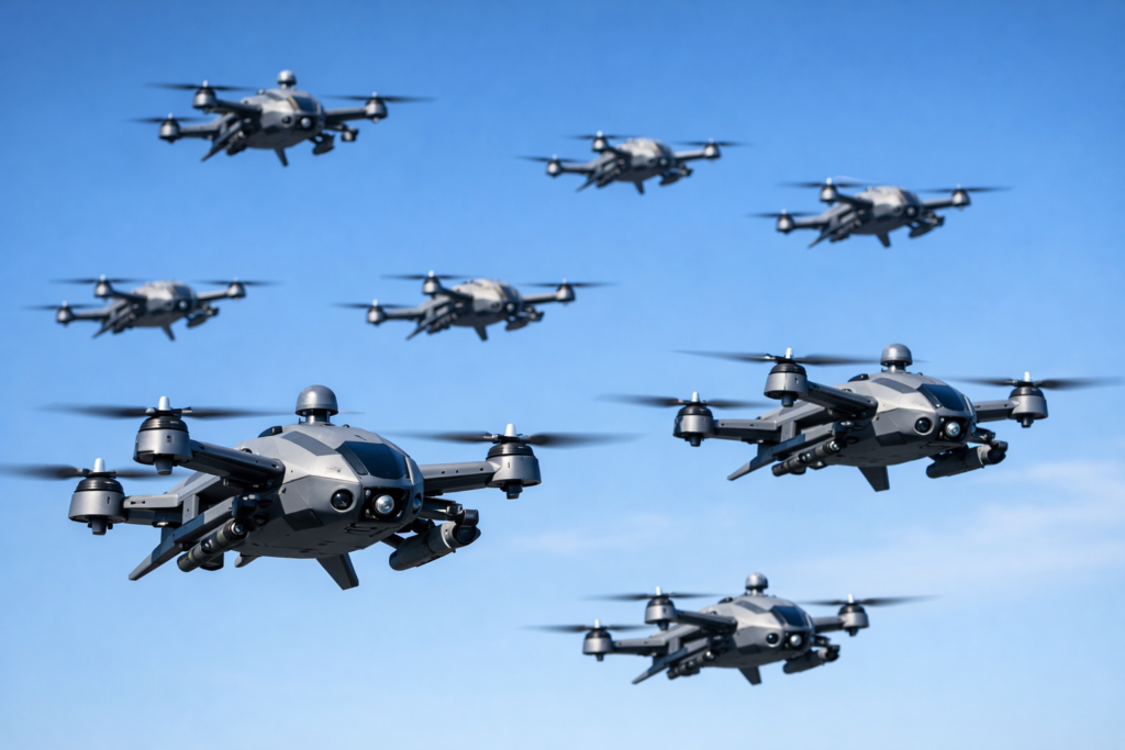 India Tests First Autonomous Swarm Interceptor for Counter-Drone Warfare | Flying Wedge Defence Breakthrough