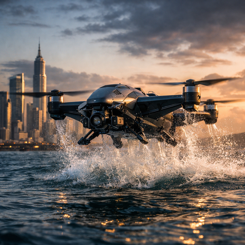 Bengaluru Startup Launches Amphibious Drones for Defense, Urban Warfare, and Commercial Use