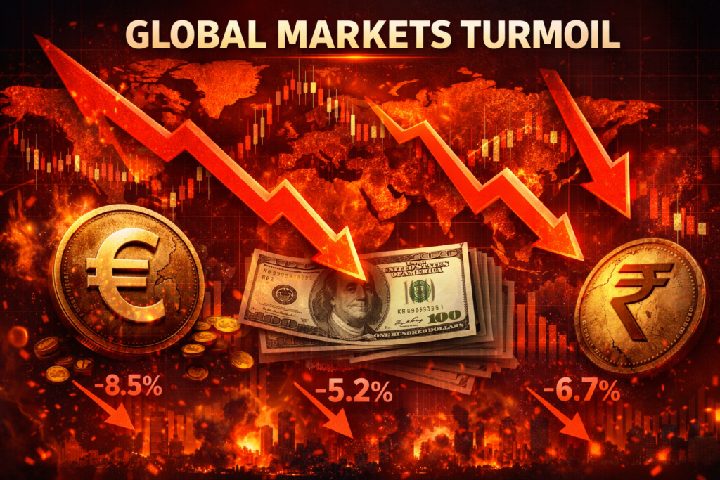 Rupee Crashes to Record ₹95/USD: RBI Intervenes Amid Global Turmoil