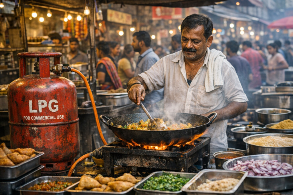 India’s Commercial LPG Shortage: Causes & Impact