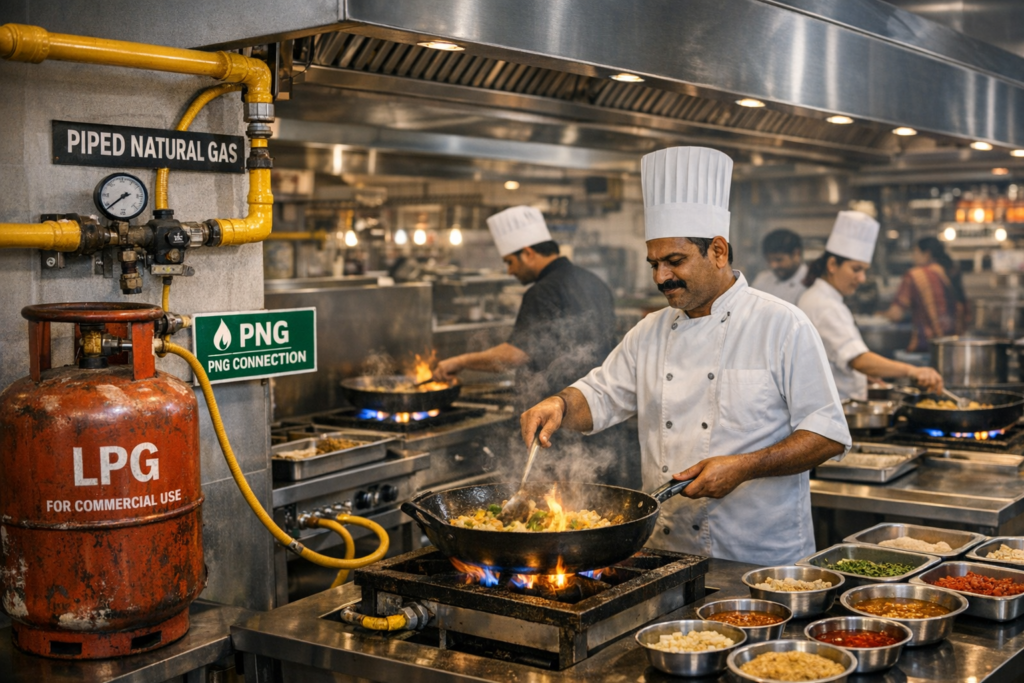 India’s Commercial LPG Shortage: Causes & Impact