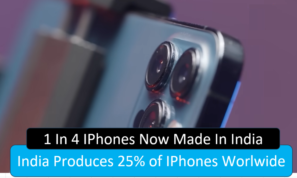 Apple Shifts 25% of iPhone Production to India: A Strategic Break from China