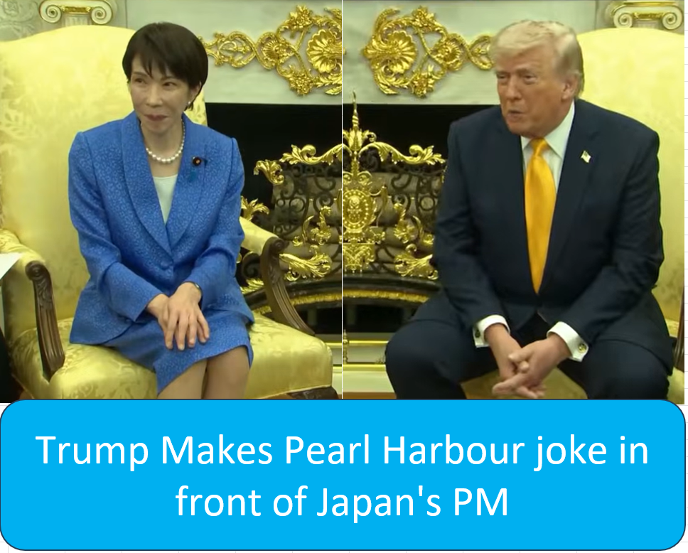 Trump Jokes About Pearl Harbor in Oval Office Meeting With Japan’s Leader