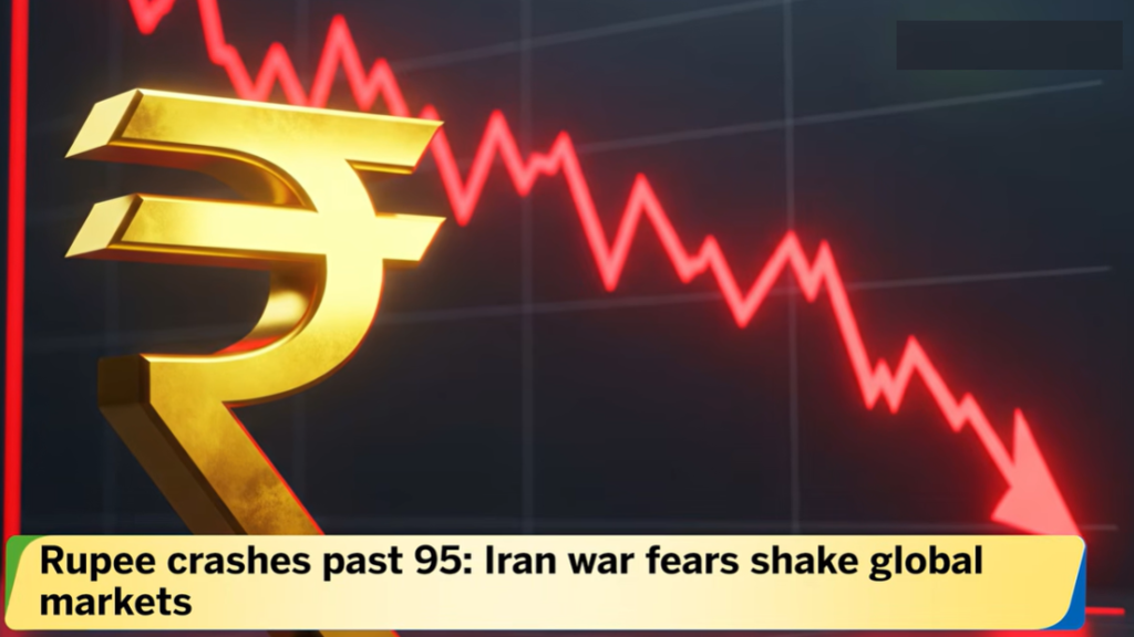 Rupee Crashes to Record ₹95/USD: RBI Intervenes Amid Global Turmoil