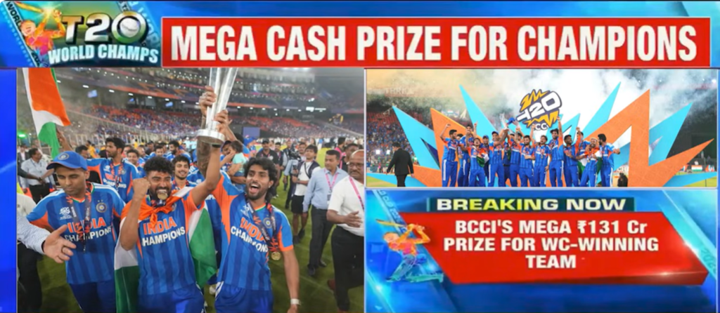 BCCI Announces Record ₹131 Crore Cash Prize for India’s T20 World Cup 2026 Winners