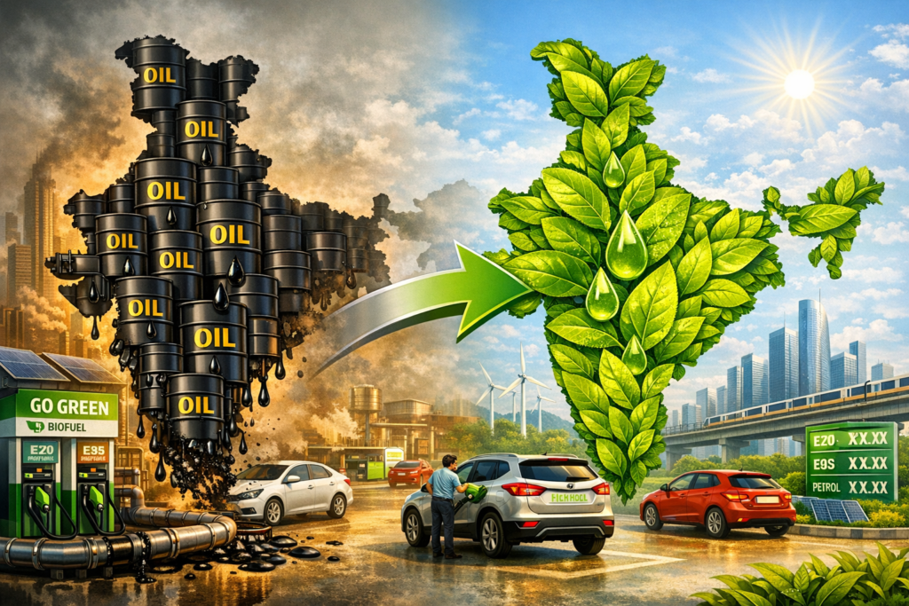 India’s Bold Shift: 85% Ethanol Fuel Rule 2026