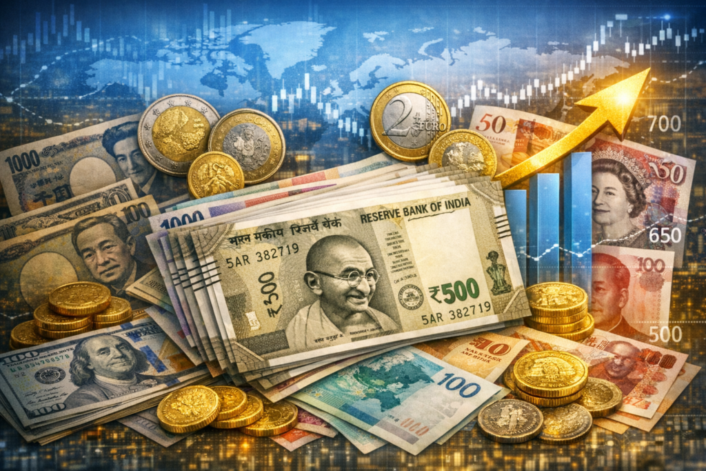 India Forex Reserves Surge to $697B, RBI Reports