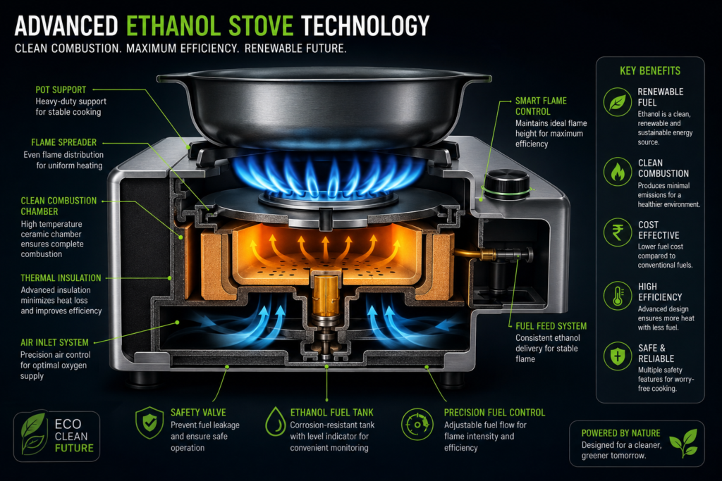 Top Ethanol Stove Innovation: 7% Blend Beats LPG