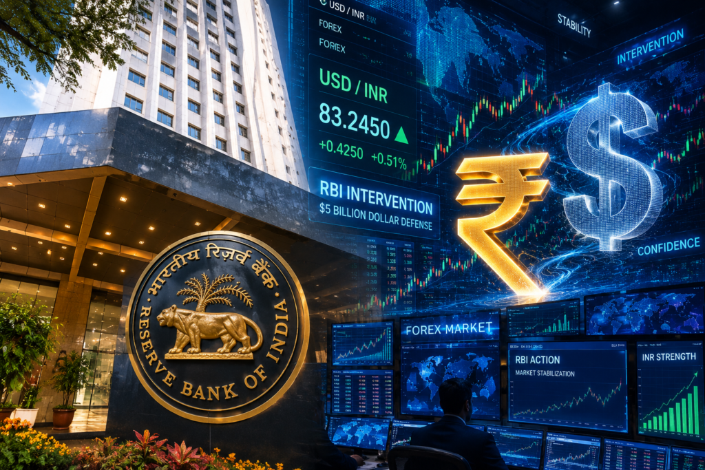 RBI’s $5B Dollar Defense: Rupee Rebounds Strong