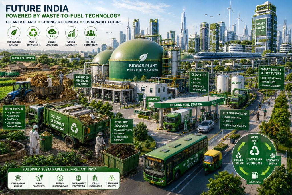 India’s Biogas Boom: ₹1 Lakh Crore Green Fuel Drive