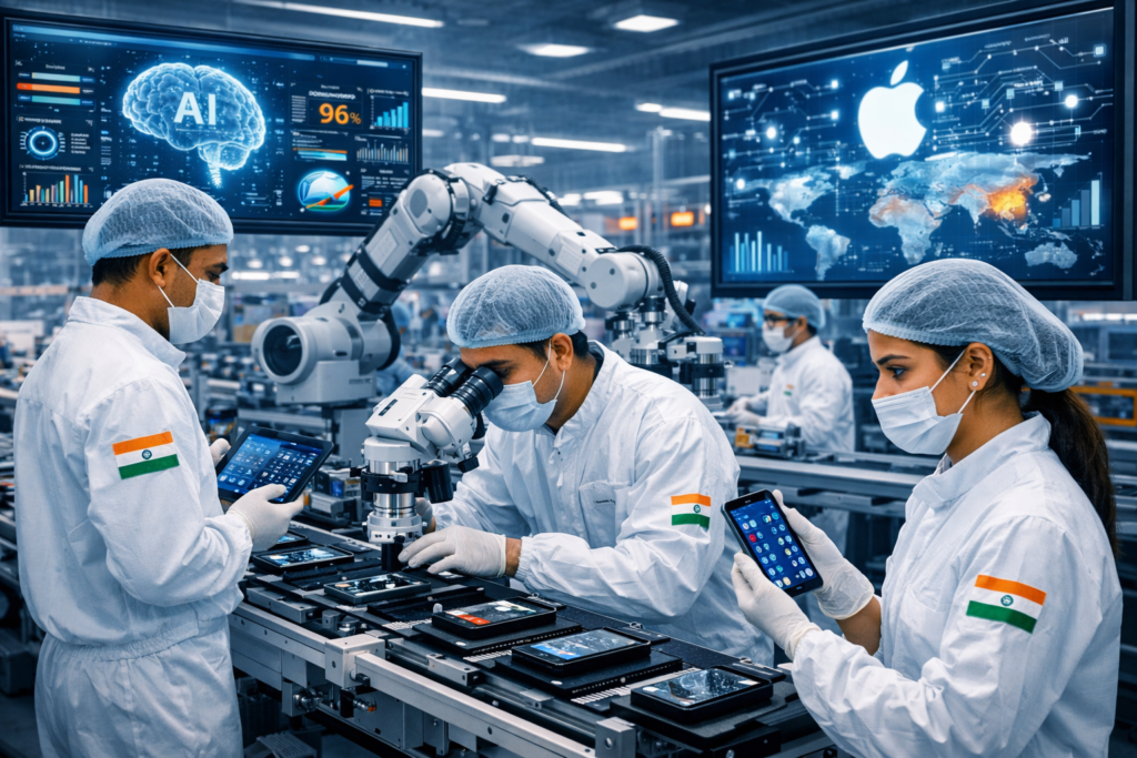 India to Assemble 28% of Global iPhones by 2026