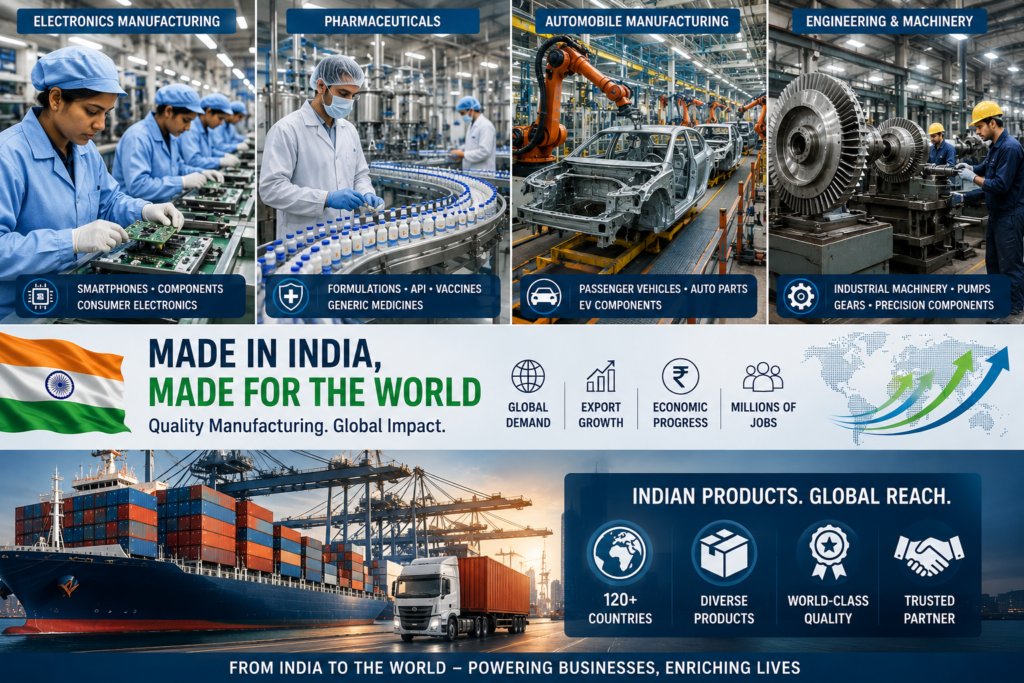 India’s Exports Hit Record $863B, Eyes $2T by 2030