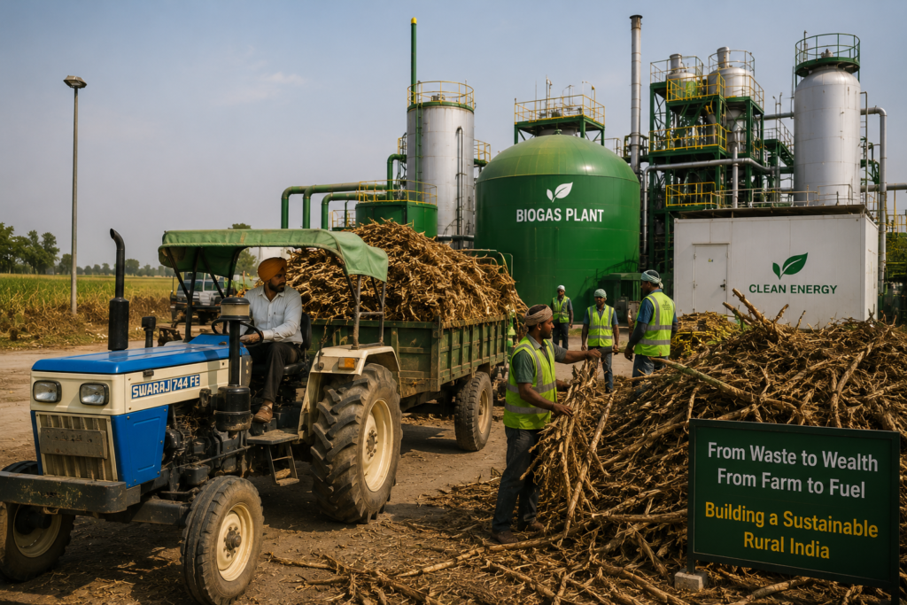 India’s Biogas Boom: ₹1 Lakh Crore Green Fuel Drive