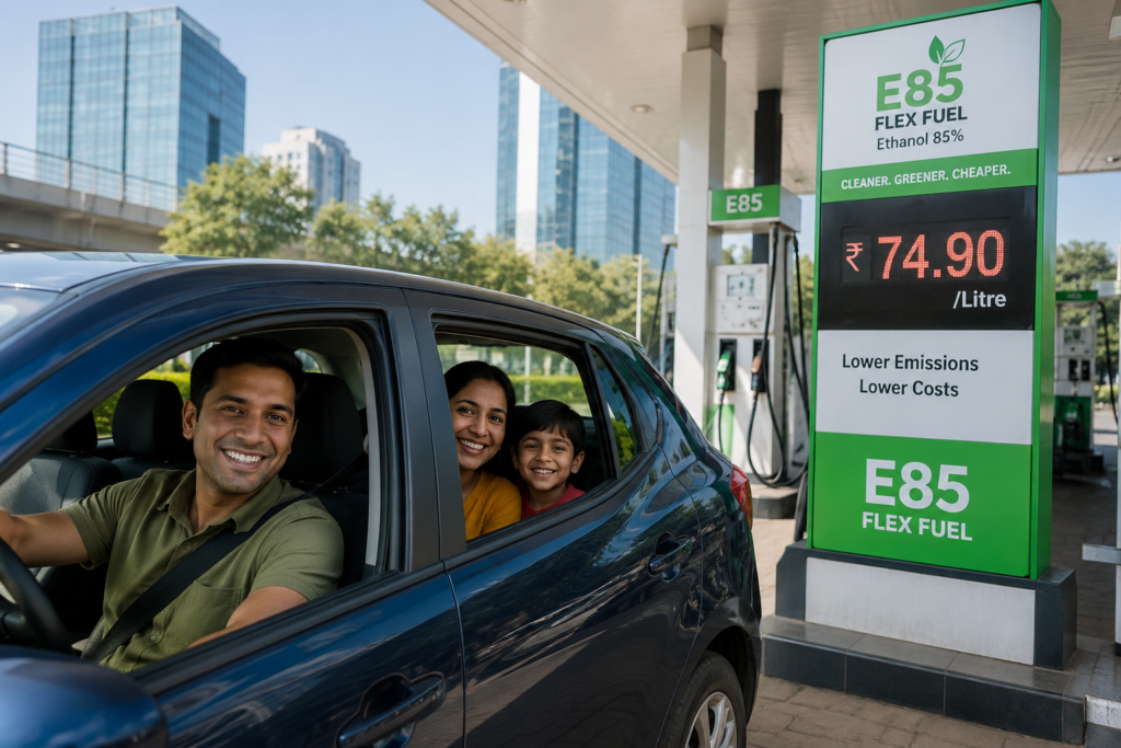 India’s E85 Petrol Launch: Save ₹20 Per Litre now
