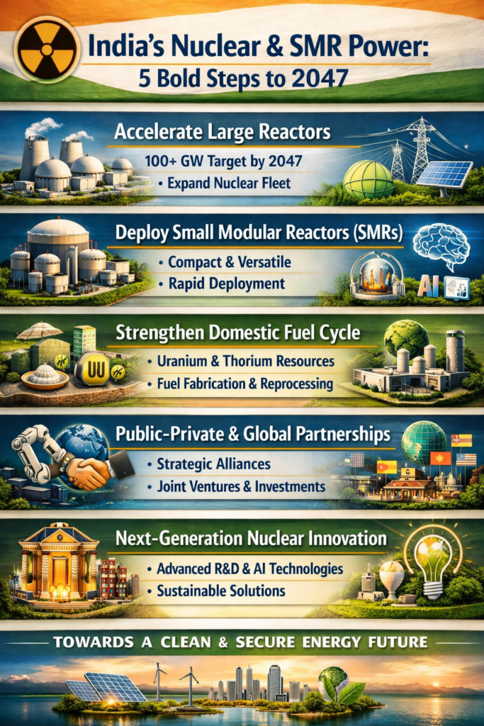 India’s Nuclear & SMR Power: 5 Bold Steps to 2047