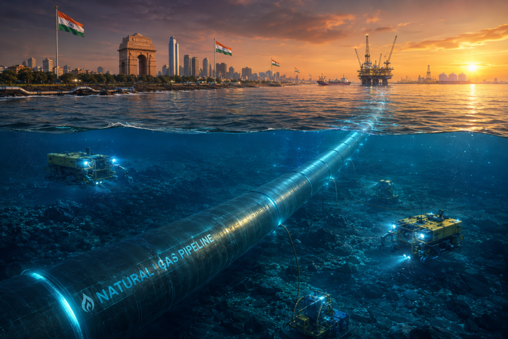 India’s Bold $4.8B Undersea Gas Pipeline Plan