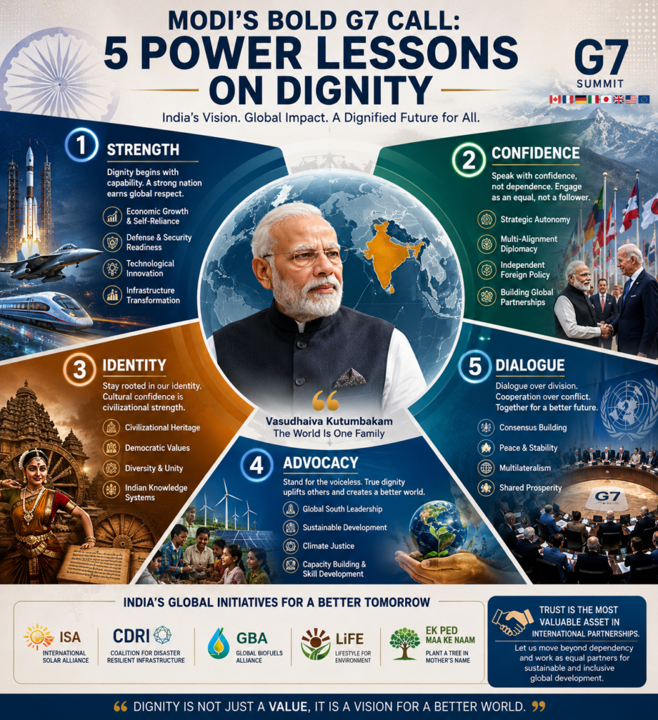 Modi’s Bold G7 Call: 5 Power Lessons on Dignity