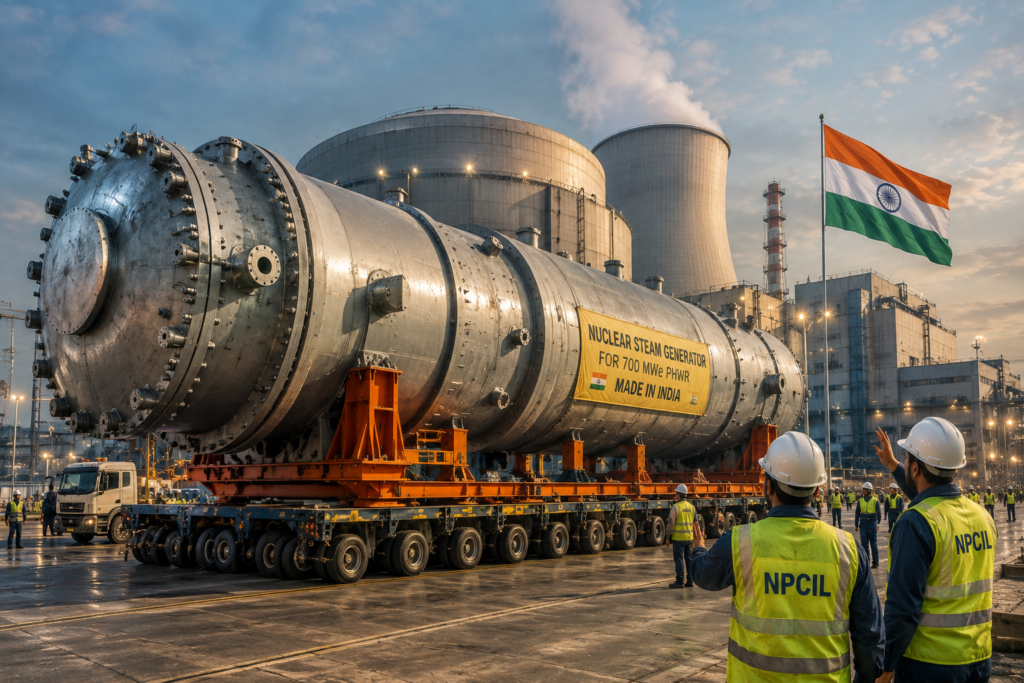 India’s 700 MWe Nuclear Steam Generator Triumph