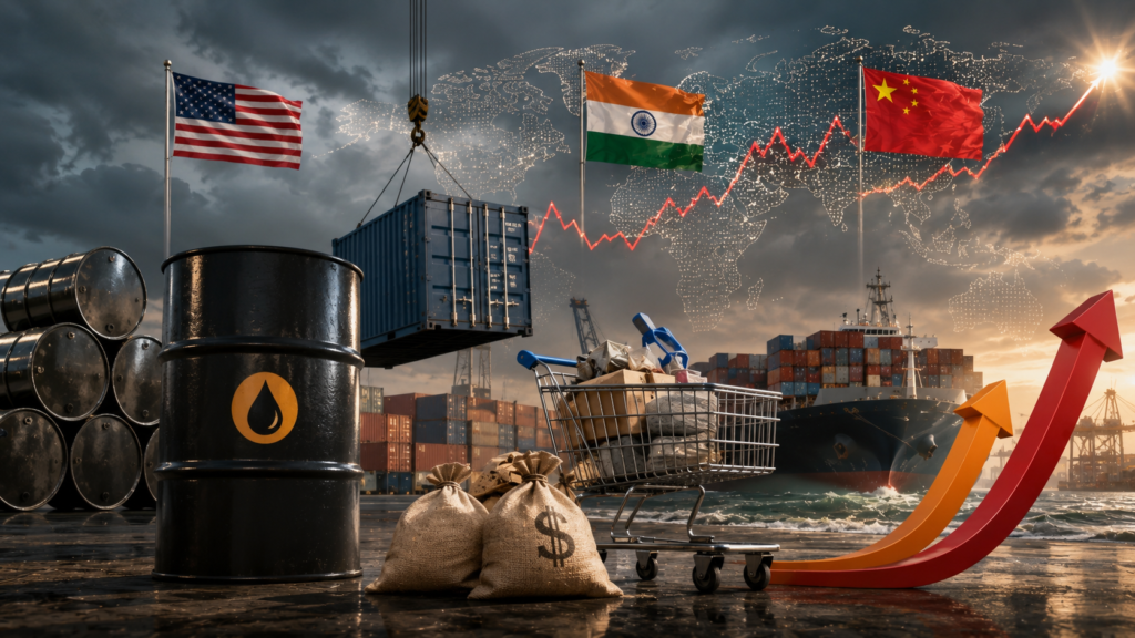US 100% Tariff Threat: India & China Face 5 Big Risks