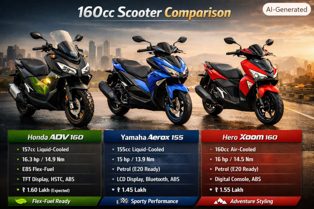 Honda ADV160: 5 Game-Changing E85 Scooter Features