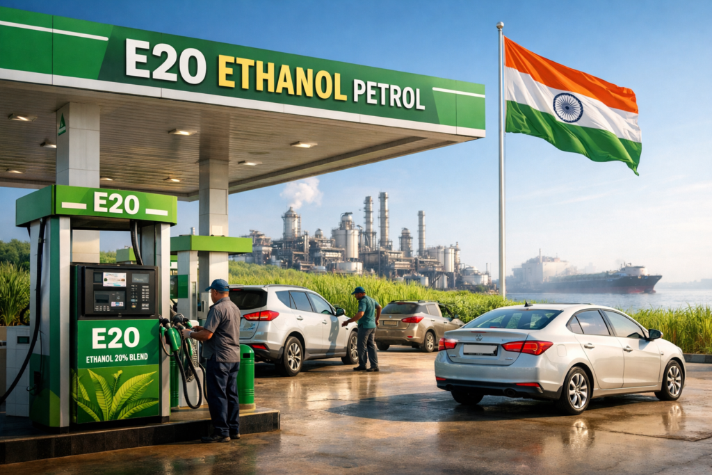 E20 Ethanol Saves ₹1.90 Lakh Cr, Cuts Oil Imports