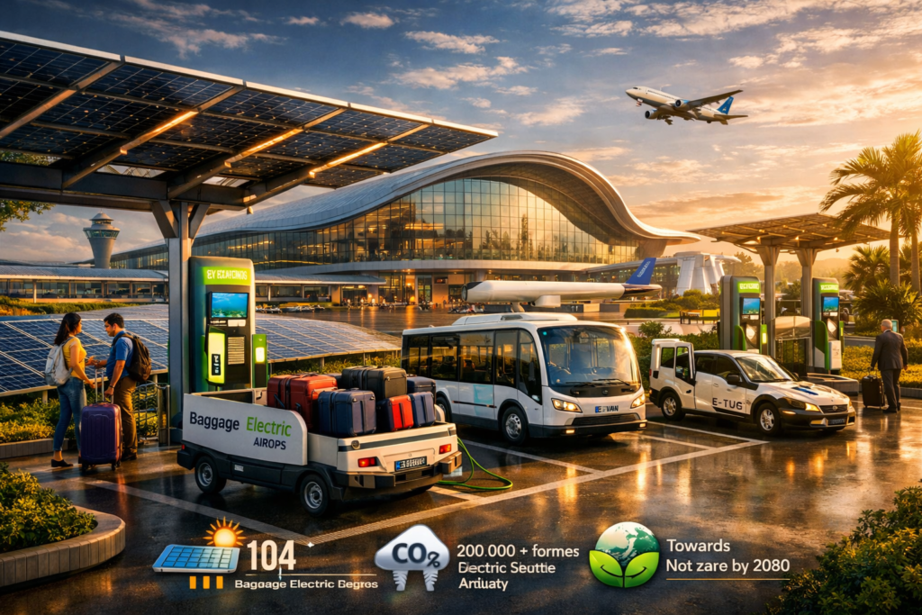 India Powers 104 Airports with 100% Renewable Energy