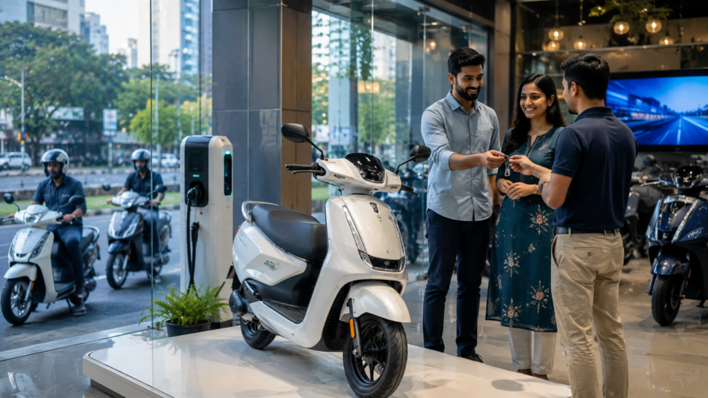 TVS Motor EV Sales Jump 158% to Record High in July