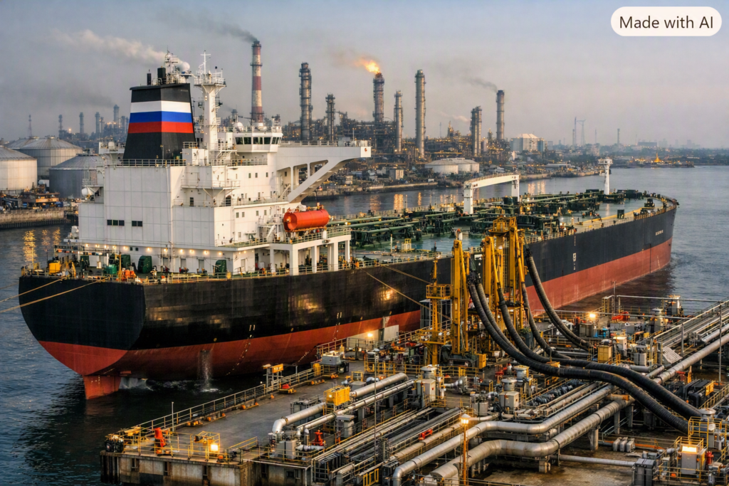 India's Russian Crude Imports Hit Record Again in 2026