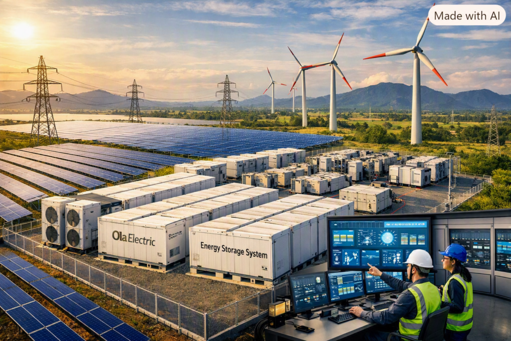 Ola Electric’s Mahashakti BESS Deal Powers 20 GWh