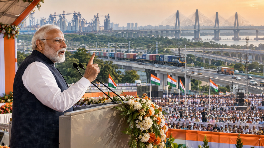 PM Modi Unveils ₹35000 Cr Projects in Vadodara