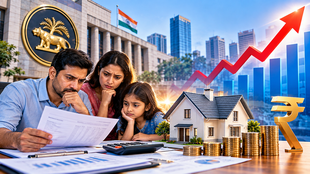 RBI Monetary Policy 2026: Repo Rate Hike Raises EMI Burden